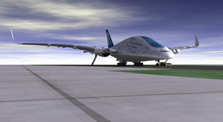 Illustration for article titled The monstrous Sky Whale could be the future of air travel